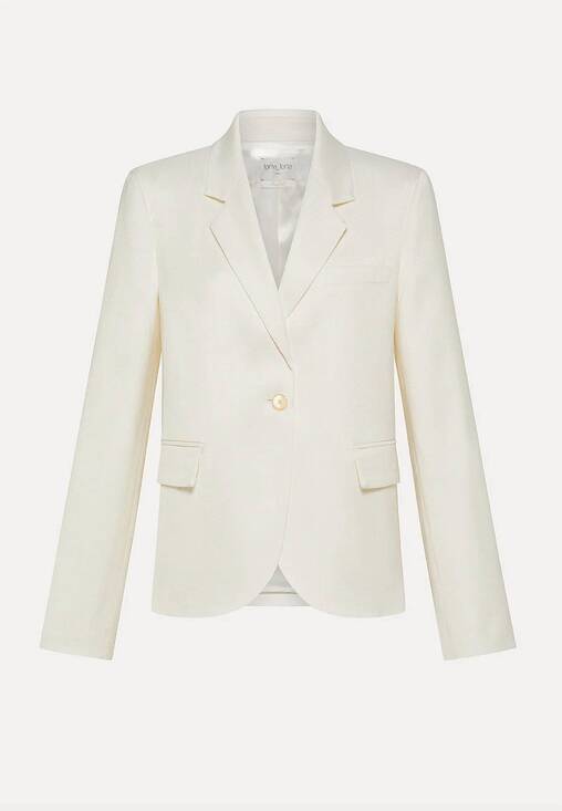 FORTE FORTE Jackets & Blazers - NEW FORTE FORTE women's slubbed boxy jacket in giglio cream
